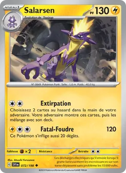 Carte Pokémon Salarsen 072