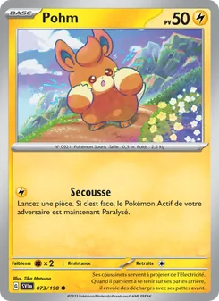 Carte Pokémon Pohm 073