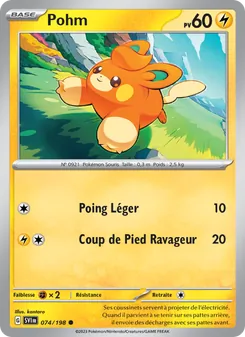 Carte Pokémon Pohm 074