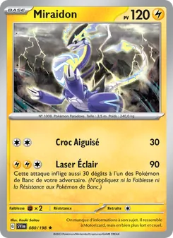 Carte Pokémon Miraidon 080