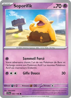 Carte Pokémon Soporifik 082