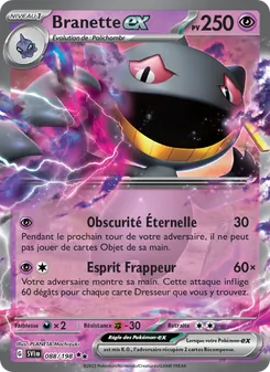 Carte Pokémon Branette-ex 088