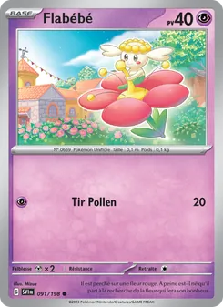 Carte Pokémon Flabébé 091