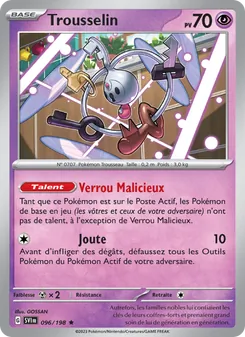 Carte Pokémon Trousselin 096