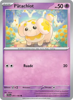 Carte Pokémon Pâtachiot 097