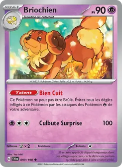 Carte Pokémon Briochien 099