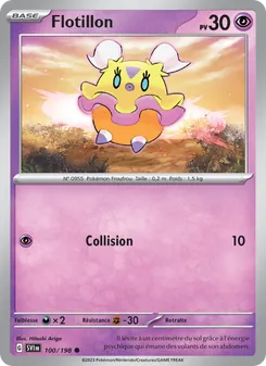 Carte Pokémon Flotillon 100