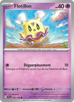 Carte Pokémon Flotillon 102