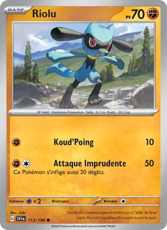 Carte Pokémon Riolu 113