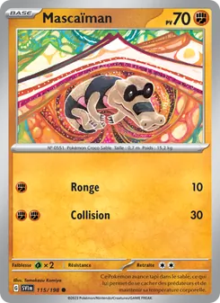 Carte Pokémon Mascaïman 115