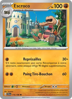 Carte Pokémon Escroco 116