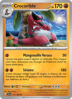 Carte Pokémon Crocorible 117