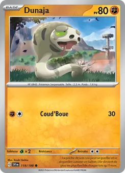 Carte Pokémon Dunaja 119