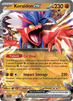 Carte Pokémon Koraidon-ex 125