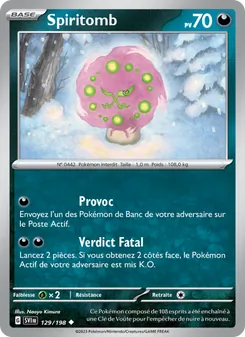 Carte Pokémon Spiritomb 129