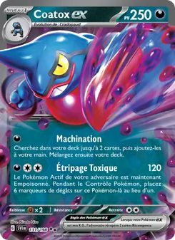 Carte Pokémon Coatox-ex 131