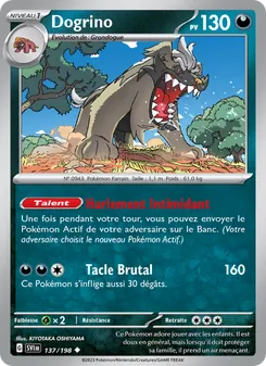 Carte Pokémon Dogrino 137