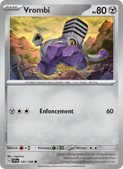 Carte Pokémon Vrombi 141