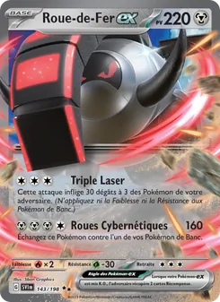 Carte Pokémon Roue-de-Fer-ex 143