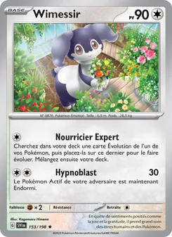Carte Pokémon Wimessir 153