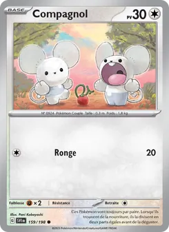 Carte Pokémon Compagnol 159 — Écarlate et Violet