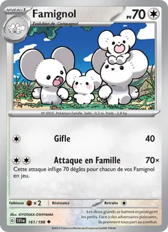 Carte Pokémon Famignol 161