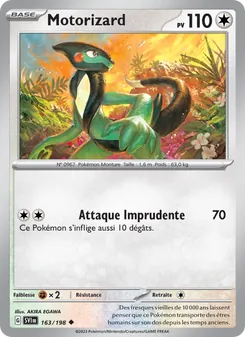 Carte Pokémon Motorizard 163