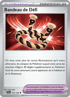 Carte Pokémon Bandeau de Défi 169