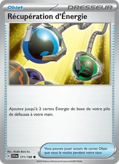 Carte Pokémon Récupération d'Énergie 171