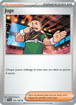 Carte Pokémon Juge 176 — Écarlate et Violet