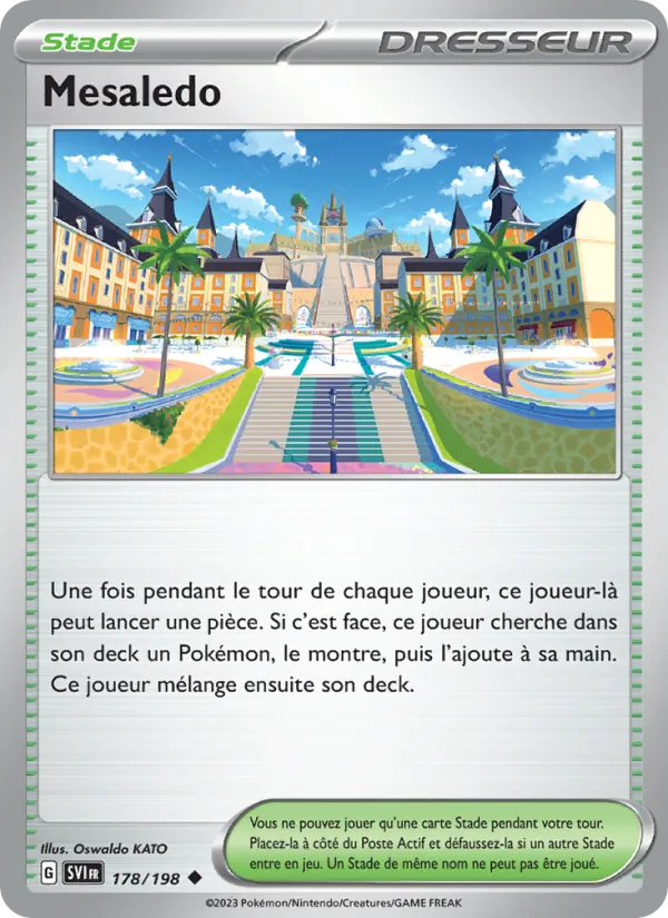 Carte Pokémon Mesaledo 178/198 de l'extension Écarlate et Violet
