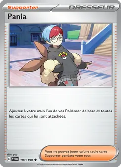 Carte Pokémon Pania 183 — Écarlate et Violet