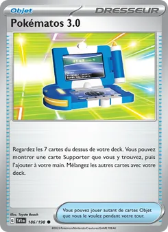 Carte Pokémon Pokématos 3.0 186