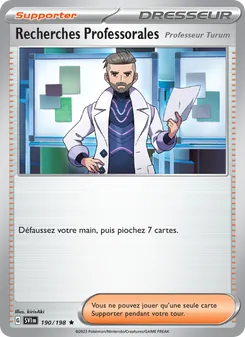 Carte Pokémon Recherches Professorales 190