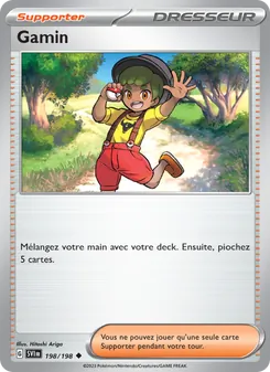 Carte Pokémon Gamin 198