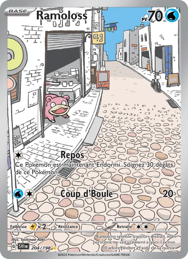 Carte Pokémon Ramoloss 204/198 de l'extension Écarlate et Violet