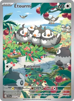 Carte Pokémon Étourmi 221