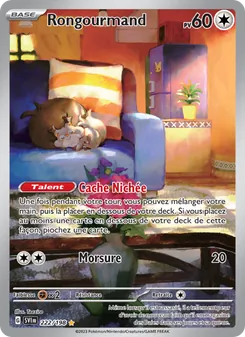 Carte Pokémon Rongourmand 222