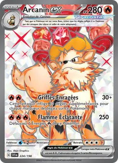 Carte Pokémon Arcanin-ex 224