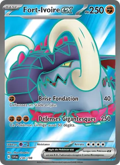 Carte Pokémon Fort-Ivoire-ex 230