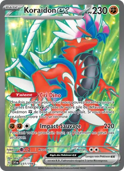 Carte Pokémon Koraidon-ex 231