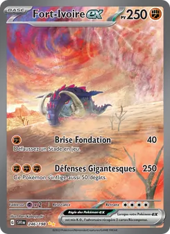 Carte Pokémon Fort-Ivoire-ex 246