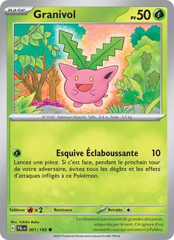 Carte Pokémon Granivol 001
