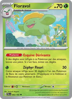 Carte Pokémon Floravol 002