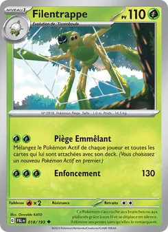 Carte Pokémon Filentrappe 018