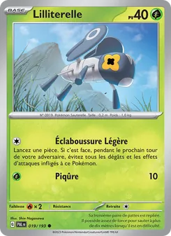 Carte Pokémon Lilliterelle 019