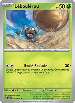 Carte Pokémon Léboulérou 026