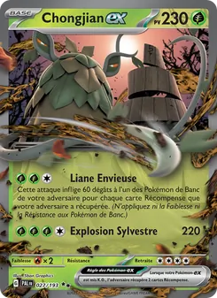 Carte Pokémon Chongjian-ex 027