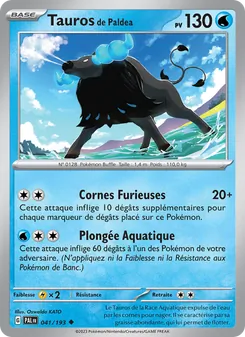 Carte Pokémon Tauros de Paldea 041