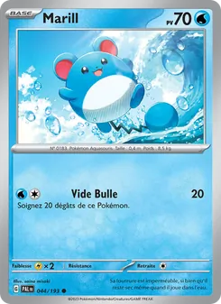 Carte Pokémon Marill 044
